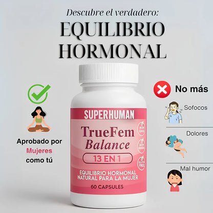 True Fem Vitamin | Multivitamínico 13 en 1 para el Equilibrio Femenino