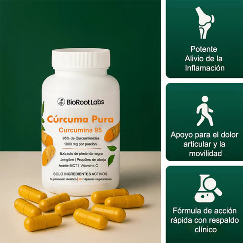 Cápsulas de cúrcuma (1000 mg)