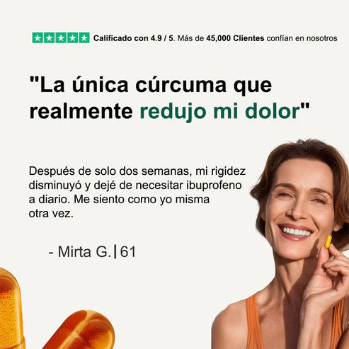 Cápsulas de cúrcuma (1000 mg)
