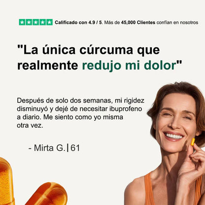 Cápsulas de cúrcuma (1000 mg)