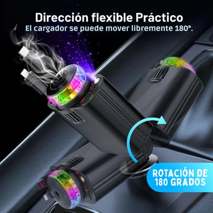 FreshDrive-“Cargador, aroma, luz y bienestar en cada viaje”💨